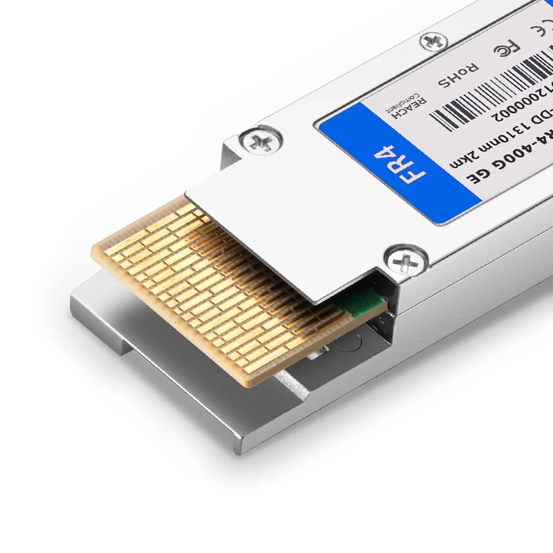 FyberOptix Generic Compatible 400GBASE-FR4 QSFP-DD 8 x 50G PAM4 1310nm 2km DOM Duplex LC/UPC SMF Optical Transceiver Module