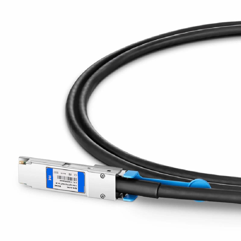 FyberOptix 5m (16ft) Generic Compatible 200G QSFP56 4 x 50G PAM4 Active Direct Attach Copper Twinax Cable