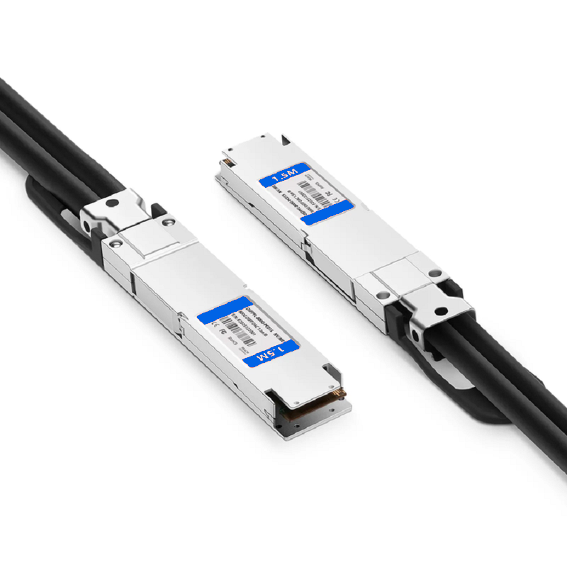FyberOptix 2m (7ft) NVIDIA/Mellanox Compatible 400G OSFP 8 x 50G PAM4 Flat Top Ethernet Passive Direct Attach Copper Twinax Cable