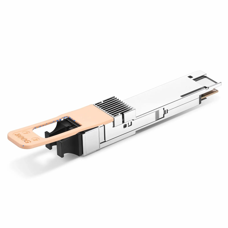 FyberOptix Arista Networks QDD-800G-2VSR4 Compatible 800GBASE 2xSR4/SR8 QSFP-DD 8 x 100G PAM4 850nm 50m DOM Dual MPO-12/APC MMF Optical Transceiver Module