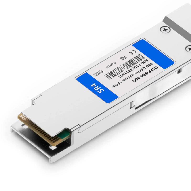 FyberOptix Broadcom Compatible 200GBASE-SR4 QSFP56 4 x 50G PAM4 850nm 100m DOM MPO-12/UPC MMF Optical Transceiver Module