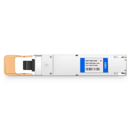 FyberOptix NVIDIA/Mellanox Compatible 400GBASE-VSR4 OSFP Finned Top 8 x 50G PAM4 850nm 50m DOM MPO-12/APC MMF Ethernet Optical Transceiver Module
