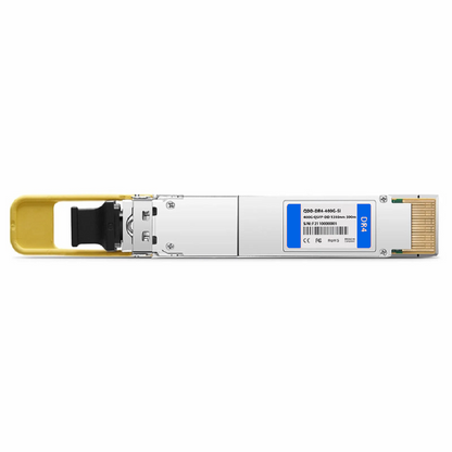FyberOptix Cisco QDD-400G-DR4-S Compatible 400GBASE-DR4 QSFP-DD 8 x 50G PAM4 1310nm 500m DOM MPO-12/APC SMF SiPh-Based Optical Transceiver Module, Breakout to 4 x 100G-DR