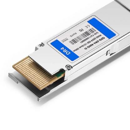 FyberOptix Cisco QDD-400G-DR4-S Compatible 400GBASE-DR4 QSFP-DD 8 x 50G PAM4 1310nm 500m DOM MPO-12/APC SMF SiPh-Based Optical Transceiver Module, Breakout to 4 x 100G-DR