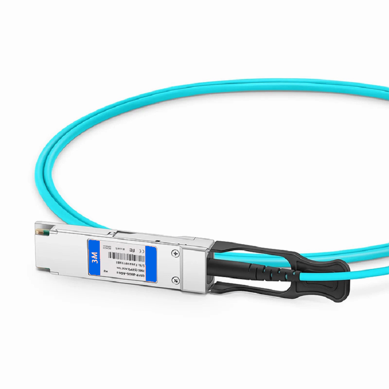 FyberOptix 3m (10ft) 200G QSFP56 4 x 50G PAM4 Ethernet Active Optical Cable forFOSwitches
