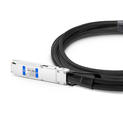 FyberOptix 4m (13ft) NVIDIA/Mellanox MCA7J65-N004 Compatible 800G Twin-port OSFP 8 x 100G PAM4 Finned Top to 2 x 400G QSFP112 4 x 100G PAM4 Ethernet Active Direct Attach Copper Breakout Cable