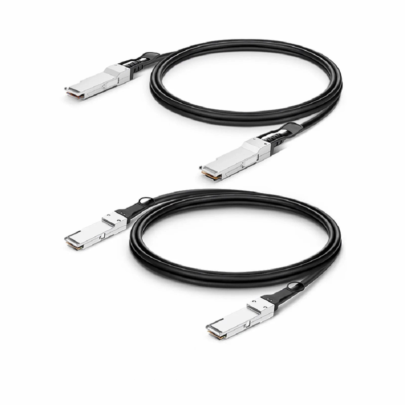 FyberOptix 2m (7ft) H3C QSFP56-200G-D-DAC-2M Compatible 200G QSFP56 4 x 50G PAM4 Passive Direct Attach Copper Twinax Cable