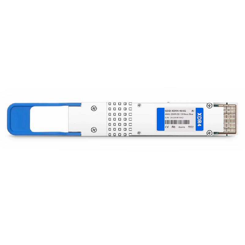 FyberOptix Arista Networks QDD-400G-XDR4 Compatible 400GBASE-XDR4 QSFP-DD 8 x 50G PAM4 1310nm 2km DOM MPO-12/APC SMF Optical Transceiver Module, Breakout to 4 x 100G-FR