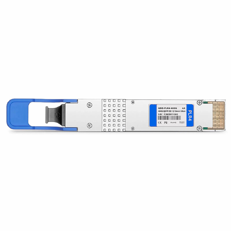 FyberOptix 4 x 100GBASE-LR QSFP-DD 1310nm 10km DOM MPO-12/APC SMF Optical Transceiver Module forFOSwitches, Breakout to 4 x100G-LR