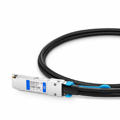 FyberOptix 3m (10ft) Generic Compatible 200G QSFP56 4 x 50G PAM4 to 2 x 100G QSFP56 2 x 50G PAM4 Active Direct Attach Copper Breakout Cable