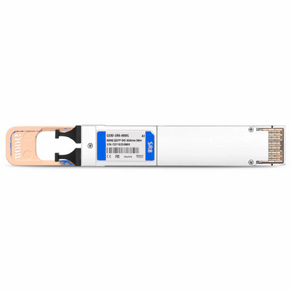 FyberOptix Arista Networks QDD-800G-2VSR4 Compatible 800GBASE 2xSR4/SR8 QSFP-DD 8 x 100G PAM4 850nm 50m DOM Dual MPO-12/APC MMF Optical Transceiver Module