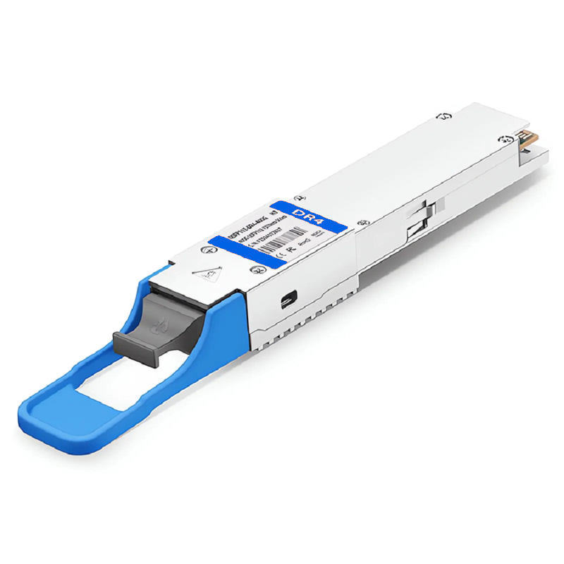 FyberOptix Generic Compatible 400GBASE-DR4 QSFP112 4 x 100G PAM4 1310nm 500m DOM MPO-12/APC SMF Optical Transceiver Module, Breakout to 4 x 100G-DR