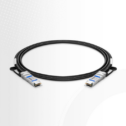 FyberOptix 2.5m (8ft) Generic Compatible 400G QSFP-DD 8 x 50G PAM4 Passive Direct Attach Copper Twinax Cable