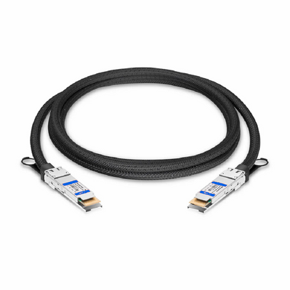 FyberOptix 0.5m (2ft) Generic Compatible 400G QSFP-DD 8 x 50G PAM4 Passive Direct Attach Copper Twinax Cable
