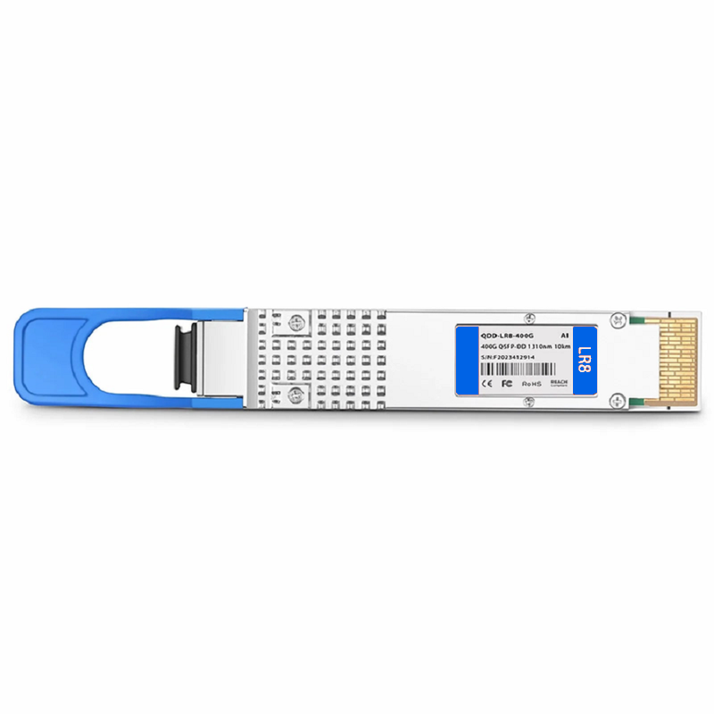 FyberOptix Cisco Compatible 400GBASE-ER8 QSFP-DD 8 x 50G PAM4 1310nm 40km DOM Duplex LC/UPC SMF Optical Transceiver Module