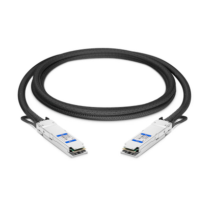 FyberOptix 1m (3ft) NVIDIA/Mellanox MCA4J80-N001 Compatible 800G Twin-port OSFP 8 x 100G PAM4 Finned Top Ethernet Active Direct Attach Copper Twinax Cable