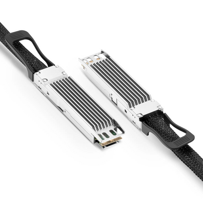 FyberOptix 1m (3ft) NVIDIA/Mellanox MCA4J80-N001 Compatible 800G Twin-port OSFP 8 x 100G PAM4 Finned Top Ethernet Active Direct Attach Copper Twinax Cable