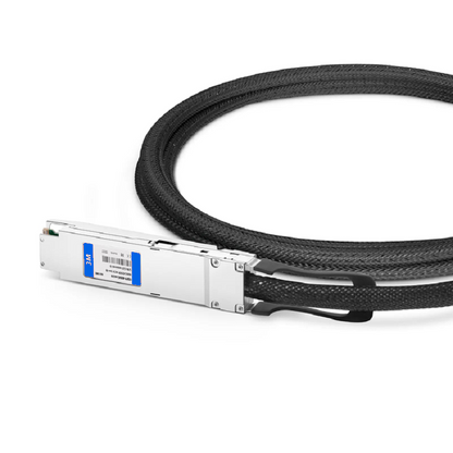 FyberOptix 1m (3ft) Juniper Networks Compatible 800G Twin-port OSFP 8 x 100G PAM4 Finned Top Active Direct Attach Copper Twinax Cable