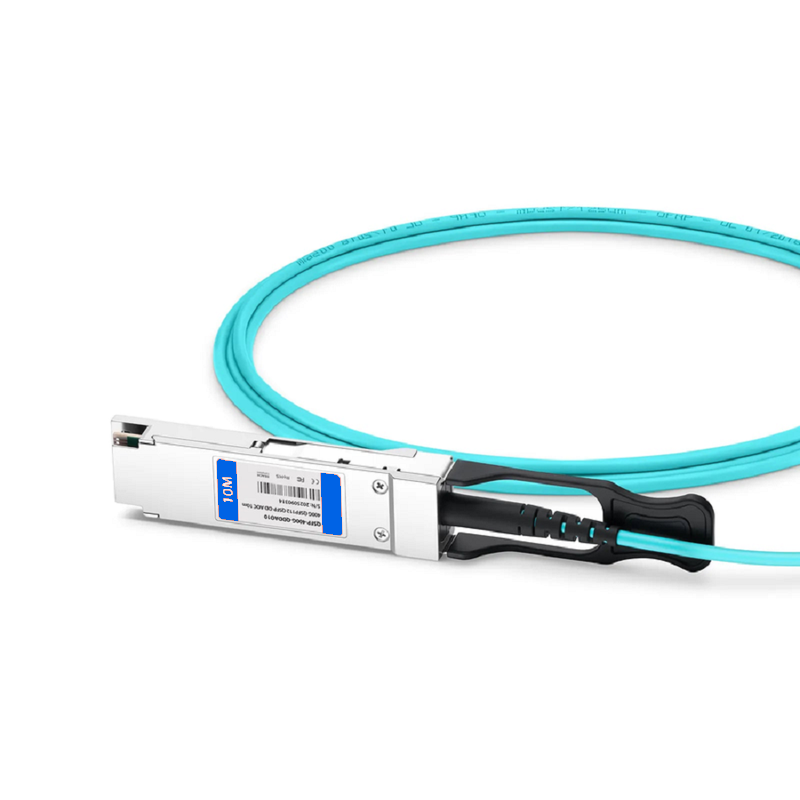 FyberOptix 10m (33ft) Generic Compatible 400G QSFP112 4 x 100G PAM4 to 400G QSFP-DD 8 x 50G PAM4 Active Optical Cable