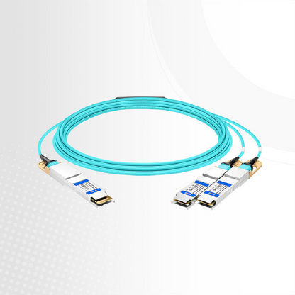 FyberOptix 7m (23ft) NVIDIA/Mellanox Compatible 400G QSFP-DD 8 x 50G PAM4 to 2 x 200G QSFP56 4 x 50G PAM4 Ethernet Active Optical Breakout Cable
