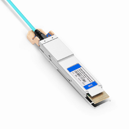 FyberOptix 1m (3ft) Dell Compatible 200G QSFP-DD 8 x 25G NRZ to 8 x 25G LC Duplex Active Optical Breakout Cable