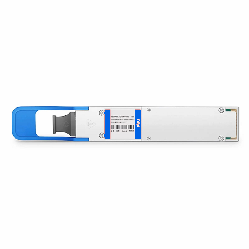 FyberOptix Arista Compatible 400GBASE-DR4 QSFP112 4 x 100G PAM4 1310nm 500m DOM MPO-12/APC SMF Optical Transceiver Module, Breakout to 4 x 100G-DR