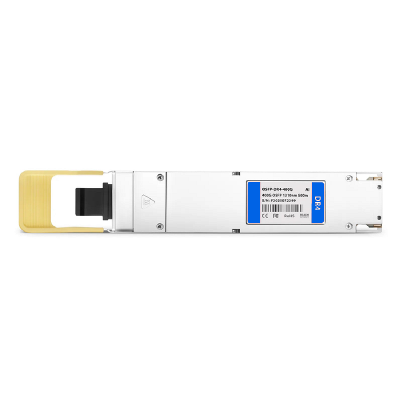 FyberOptix Arista Networks OSFP-400G-DR4 Compatible 400GBASE-DR4 OSFP Finned Top 8 x 50G PAM4 1310nm 500m DOM MPO-12/APC SMF Optical Transceiver Module, Breakout to 4 x 100G-DR