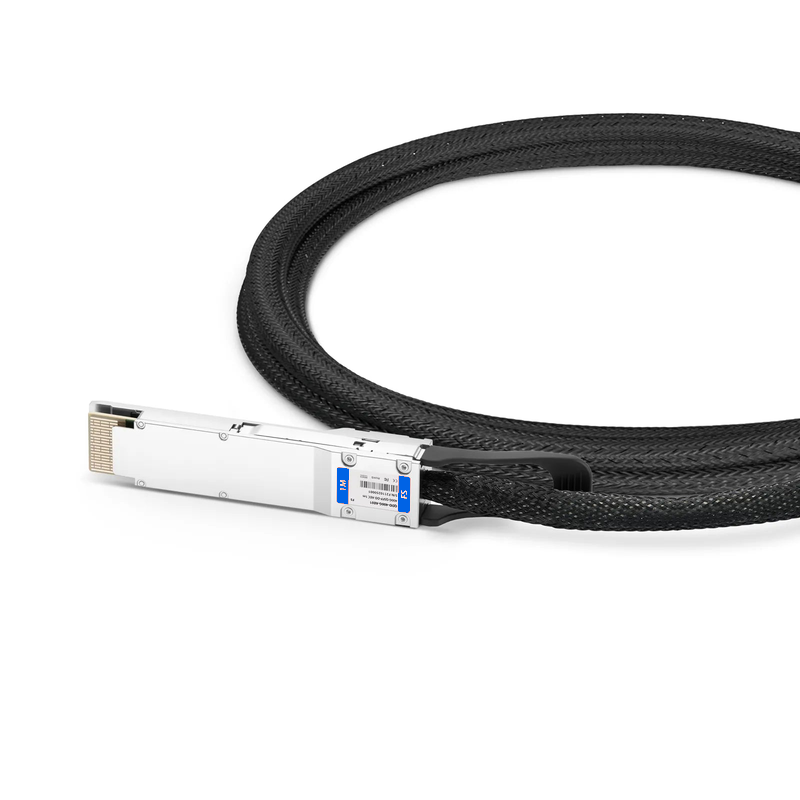 FyberOptix 1m (3ft) 400G QSFP-DD 8 x 50G PAM4 Active Electrical Cable forFOSwitches