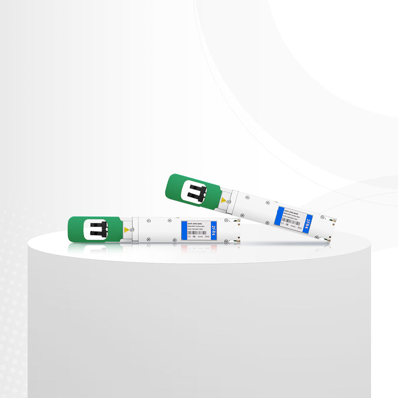 FyberOptix 800GBASE 2 x FR4 OSFP Closed Finned Top 8 x 100G PAM4 1310nm 2km DOM Dual Duplex LC/UPC SMF Optical Transceiver Module forFOSwitches