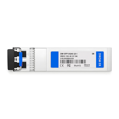 FyberOptix Ericsson C49 Compatible SFP+ 10G DWDM 1538.19nm 100GHz 40km DOM Duplex LC/UPC SMF Optical Transceiver Module For 4G Wireless (Industrial)