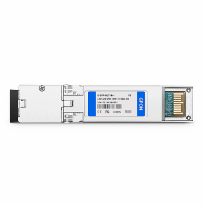 FyberOptix GPON OLT SFP 1490nm-TX/1310nm-RX 2.488G-TX/1.244G-RX Class B+ 20km DOM Simplex SC/UPC SMF Optical Transceiver Module (Industrial)