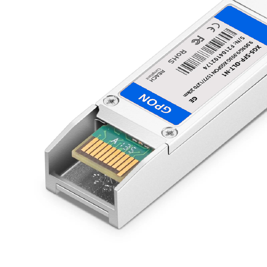 FyberOptix Generic Compatible XGSPON OLT SFP+ 1577nm-TX/1270nm-RX 9.953G-TX/9.953G-RX Class N1 20km DOM Simplex SC/UPC SMF Optical Transceiver Module