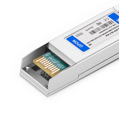 FyberOptix Generic Compatible XGPON OLT SFP+ 1577nm-TX/1270nm-RX 9.953G-TX/2.488G-RX Class E2 20km DOM Simplex SC/UPC SMF Optical Transceiver Module