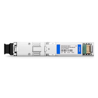 FyberOptix Netgear Compatible GPON OLT Stick with MAC SFP 1490nm-Tx/1310nm-Rx 2.488G-Tx/1.244G-Rx Class C+ 20km DOM Simple SC/UPC SMF Optical Transceiver Module (Industrial)