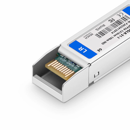 FyberOptix Generic Compatible SFP56 50GBASE-LR 1310nm 10km DOM Duplex LC/UPC SMF Optical Transceiver Module for 5G Wireless (Industrial)