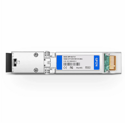 FyberOptix HW OSGXGSD01 Compatible XGS-PON&GPON Combo OLT SFP+ 1577nm-TX/1270nm-RX and 1490nm-TX/1310nm-RX Class D 20km DOM Simplex SC/UPC SMF Optical Transceiver Module
