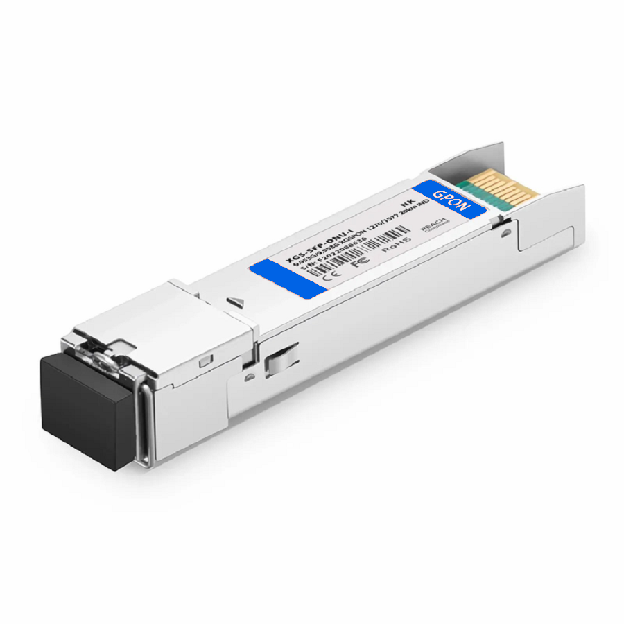 FyberOptix NOKIA 3FE46901AC Compatible XGSPON ONU SFP+ 1270nm-TX/1577nm-RX 9.953G-TX/9.953G-RX Class N1/N2/E1 20km DOM Simplex SC/APC SMF Optical Transceiver Module (Industrial)