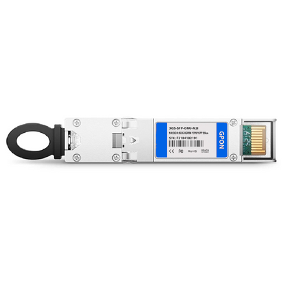 FyberOptix Generic Compatible XGSPON ONU SFP+ 1270nm-TX/1577nm-RX 9.953G-TX/9.953G-RX Class N2 20km DOM Simplex SC/UPC SMF Optical Transceiver Module (Industrial)