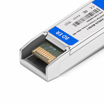 FyberOptix Ericsson Compatible SFP28 25GBASE-BX40-U BiDi 1270nm-TX/1310nm-RX 40km DOM Simplex LC/UPC SMF Optical Transceiver Module For 5G Wireless (Industrial)
