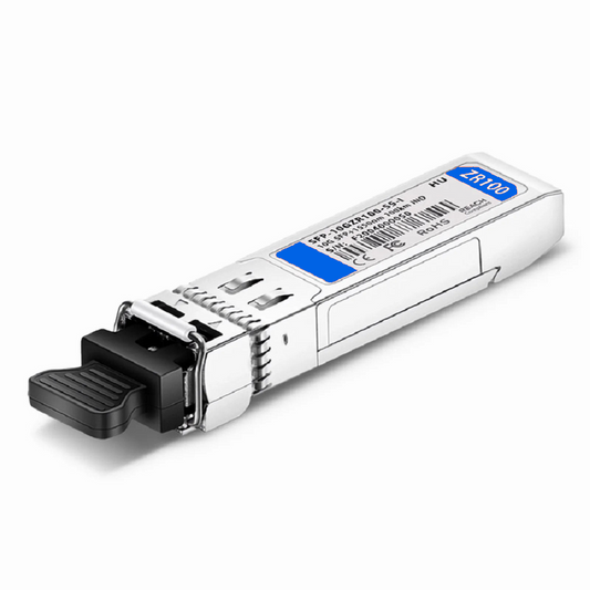 FyberOptix Juniper Networks EX-SFP-10GE-ZR100-I Compatible 10GBASE-ZR SFP+ 1550nm 100km DOM Duplex LC/UPC SMF Optical Transceiver Module (Industrial)
