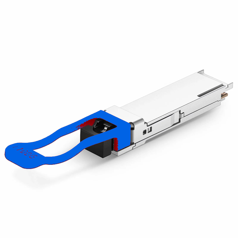 FyberOptix Dell Compatible 100GBASE-ERL QSFP28 Single Lambda 4 x 25G NRZ 1310nm 25km DOM Duplex LC/UPC SMF Optical Transceiver Module