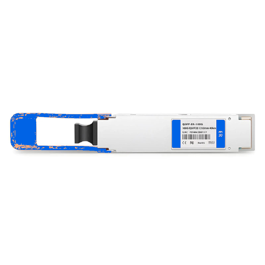 FyberOptix Cisco Compatible 100GBASE-ER QSFP28 Single Lambda 4 x 25G NRZ 1310nm 40km DOM Duplex LC/UPC SMF Optical Transceiver Module