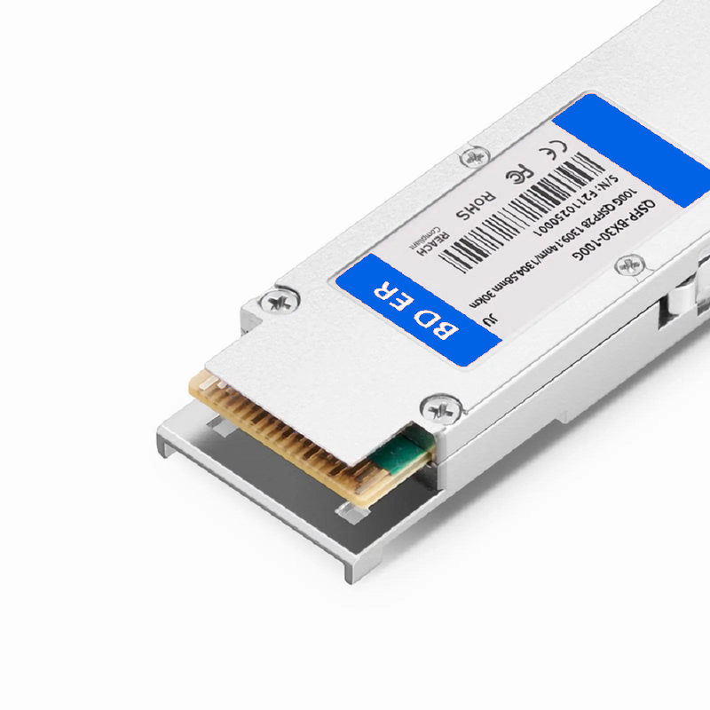 FyberOptix Juniper Networks Compatible 50GBASE-ZR2 QSFP28 1310nm 80km DOM Duplex LC/UPC SMF Optical Transceiver Module