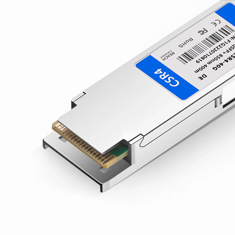 FyberOptix Dell Compatible 40GBASE-ESR4 QSFP+ 850nm 400m DOM MPO-12/UPC MMF Optical Transceiver Module, Breakout to 4 x 10G-SR