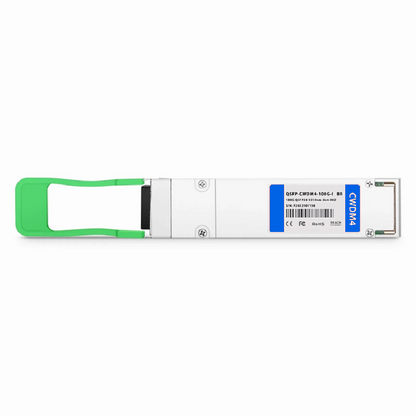 FyberOptix Brocade Compatible 100GBASE-CWDM4 QSFP28 4 x 25G NRZ 1310nm 2km DOM Duplex LC/UPC SMF Optical Transceiver Module (Industrial)