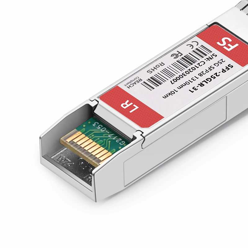 FyberOptix Cisco SFP-25G-LR-S Compatible 25GBASE-LR SFP28 1310nm 10km DOM Duplex LC/UPC SMF Optical Transceiver Module