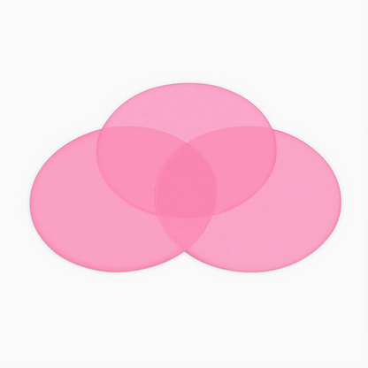 FyberOptix 3m 1 Piece Pink Polishing Film with 127mm Diameter