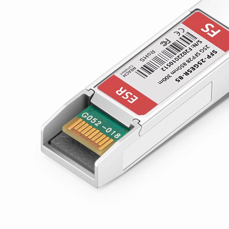 FyberOptix Cisco Compatible 25GBASE-ESR SFP28 850nm 300m DOM Duplex LC/UPC MMF Optical Transceiver Module