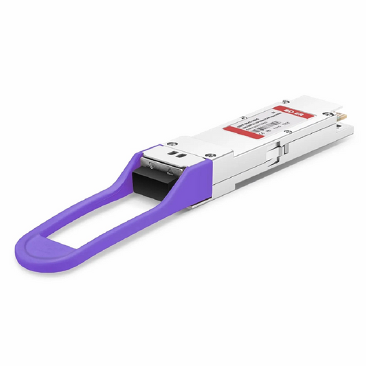 FyberOptix Generic Compatible 100GBASE-ER4 and 112G OTU4 QSFP28 Dual Rate 4 x 25G NRZ 1310nm 40km DOM Duplex LC/UPC SMF Optical Transceiver Module