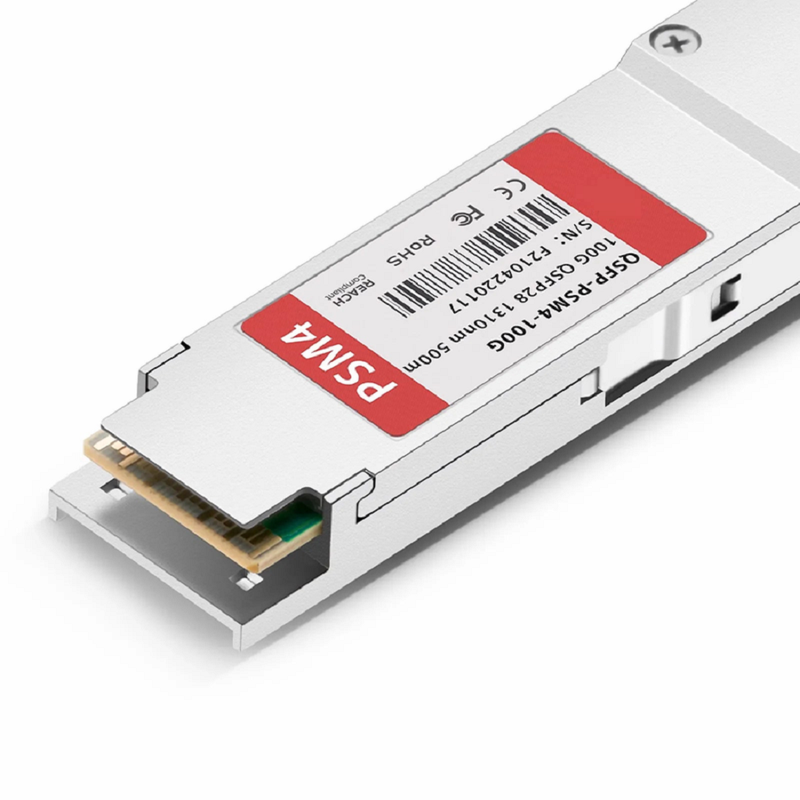 FyberOptix Cisco QSFP-100G-PSM4-S Compatible 100GBASE-PSM4 QSFP28 4 x 25G NRZ 1310nm 500m DOM MPO-12/APC SMF Optical Transceiver Module, Breakout to 4 x 25G-LR